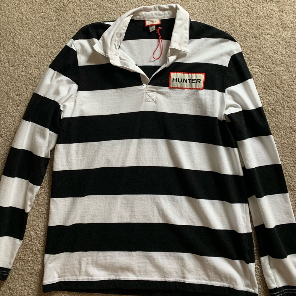 Hunter long sleeve polo shirt
